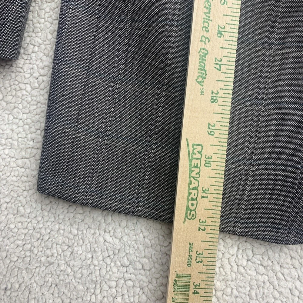 Warren Sewell Blazer Mens 44L ‎ Gray Plaid Vintage Sears-Roebuck Sport USA Made